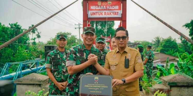 Pangdam I/BB dan Wali Kota Medan Resmikan Jembatan Perintis Garuda, Hubungkan Kembali Medan Polonia-Johor-Maimun