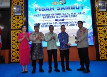 Pisah Sambut Kapolres Pelabuhan Belawan, Wakil Wali Kota Medan Ajak Kapolres Baru Bersinergi Wujudkan Belawan Yang Indah dan Aman