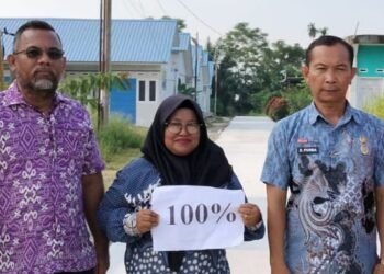 Wujudkan Program Prioritas Wali Kota Rico Waas, Jalan Gang Garista Ladang Bambu Kini Mulus Dirabat Beton