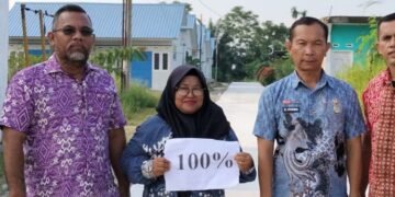Wujudkan Program Prioritas Wali Kota Rico Waas, Jalan Gang Garista Ladang Bambu Kini Mulus Dirabat Beton