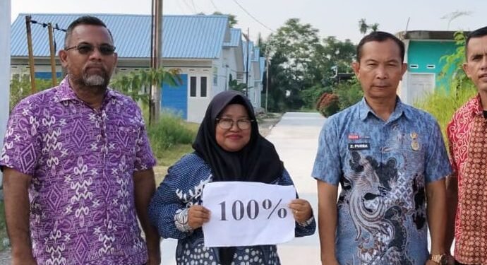 Wujudkan Program Prioritas Wali Kota Rico Waas, Jalan Gang Garista Ladang Bambu Kini Mulus Dirabat Beton