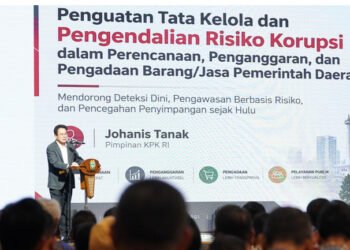 Ikuti Rakor Penguatan Tata Kelola Pemerintahan Daerah dan Pencegahan Korupsi, Rico Waas Tandatangani Komitmen Bersama