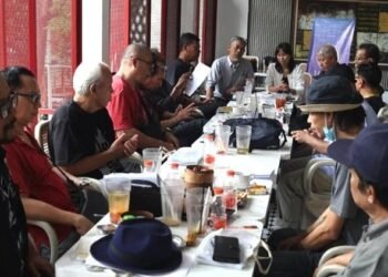 Forum Jurnalis HWPL Jakarta Doa Bersama untuk Lima Wartawan yang Hilang saat Peliputan Erupsi Anak Krakatau