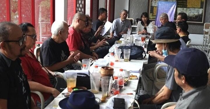 Forum Jurnalis HWPL Jakarta Doa Bersama untuk Lima Wartawan yang Hilang saat Peliputan Erupsi Anak Krakatau