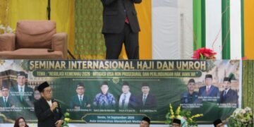 Alwashliyah Gelar Seminar Internasional Haji dan Umroh Didahului Pelantikan Pimpinan UNIVA Medan