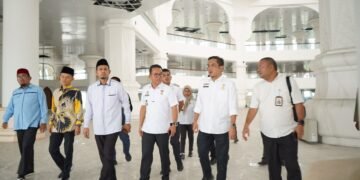 Tinjau Medan Islamic Centre, Zakiyuddin Harahap Minta Kontraktor Rawat Gedung Hingga Habis Masa Pemeliharaan