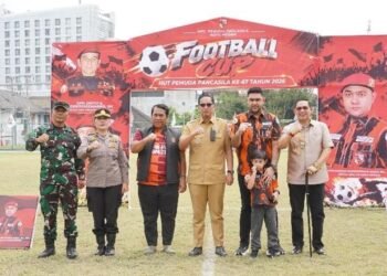 Hadiri Pembukaan Turnamen Football Cup Hut ke-67 Pemuda Pancasila, Wali Kota Medan : Tunjukkan Semangat Sportivitas dan Kekeluargaan