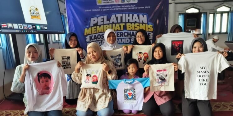 Disporа DKI Jakarta dan PRIMA DMI DKI Jakarta Dorong Remaja Masjid Bangun Bisnis Kaos dan Merchandise dengan Brand Sendiri