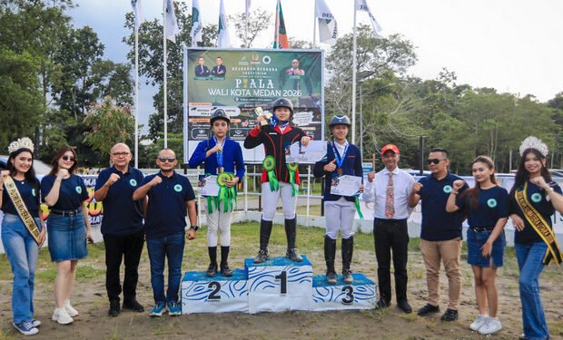 Rico Waas Dukung Kejuaraan Berkuda Equestrian Piala Wali Kota Medan 2026, Pordasi Bidik Atlet Berprestasi