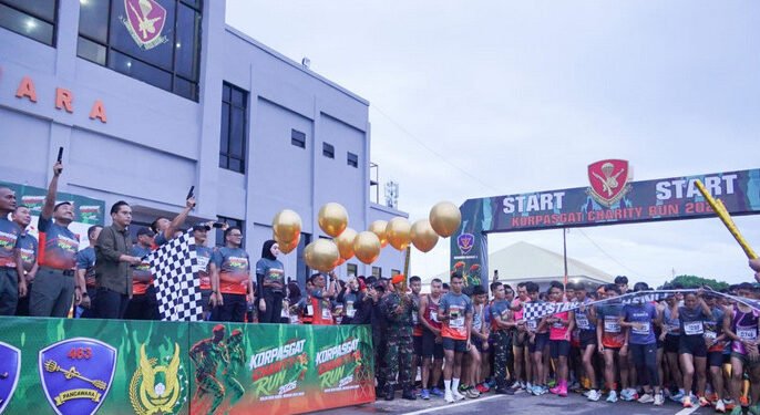 Rico Waas Lepas Ribuan Peserta Korpasgat Charity Run 2026, Olahraga Jadi Gerakan Kepedulian